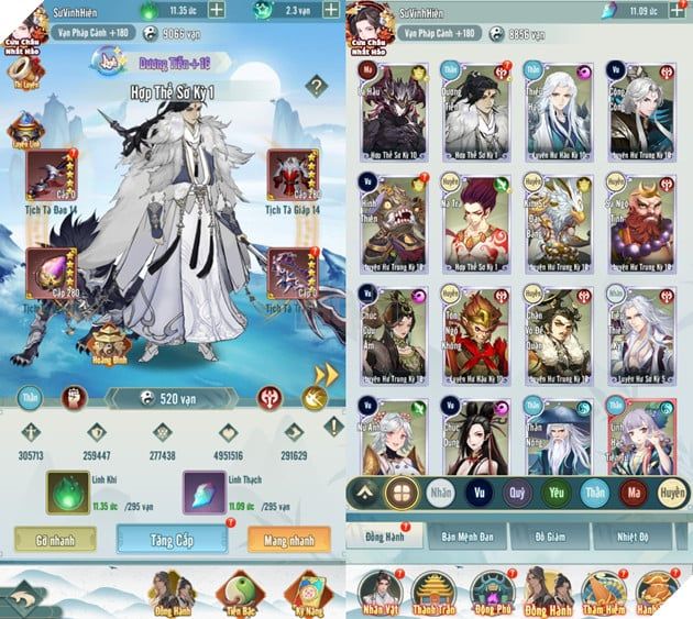 Chuyến phiêu lưu tu tiên đầy kỳ thú đang chờ đón các game thủ trong tựa game Thất Nghiệp Tu Tiên Đi - Vplay 4.