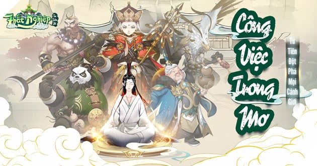 Chuyến phiêu lưu tu tiên đầy kỳ thú đang chờ đón các game thủ trong tựa game Thất Nghiệp Tu Tiên Đi - Vplay.