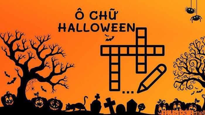 Trò chơi đố chữ theo chủ đề Halloween