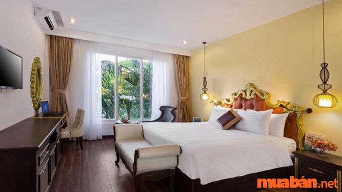 Khách sạn Xaysomboun Boutique cung cấp phòng ở với đầy đủ tiện nghi.