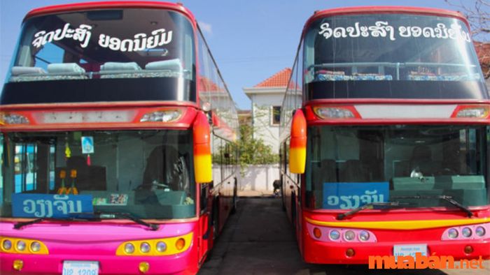 Kinh nghiệm du lịch Lào khi di chuyển bằng xe buýt