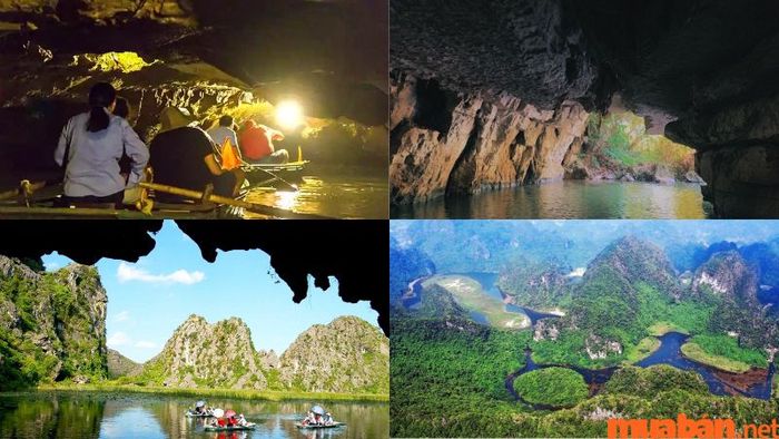 Tuyến 1 tham quan bằng thuyền Tràng An