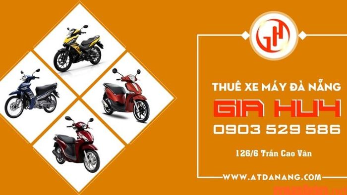 Dịch vụ cho thuê xe máy tại Đà Nẵng của Gia Huy