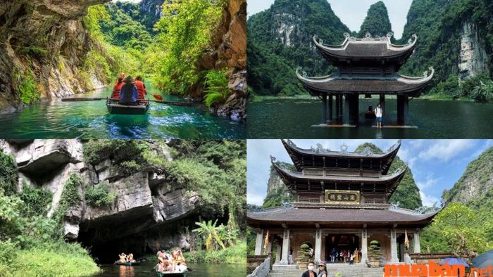 Tuyến 2 tham quan bằng thuyền Tràng An