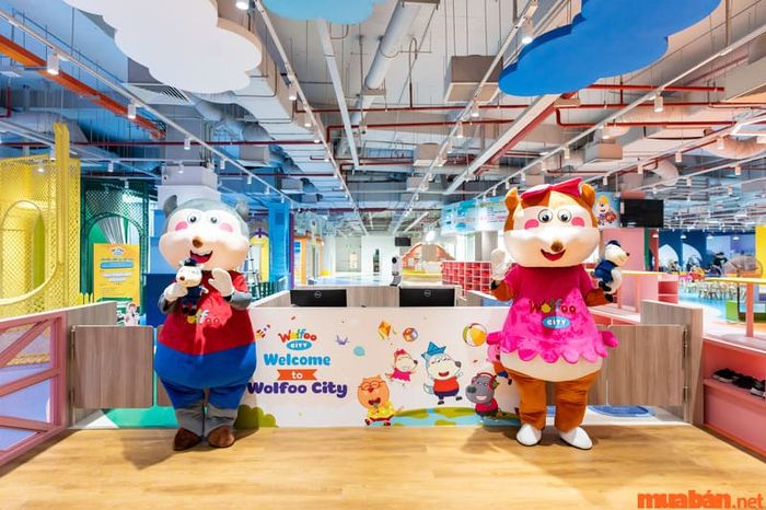 Vincom Mega Mall Smart City có gì thú vị: Wolfoo City