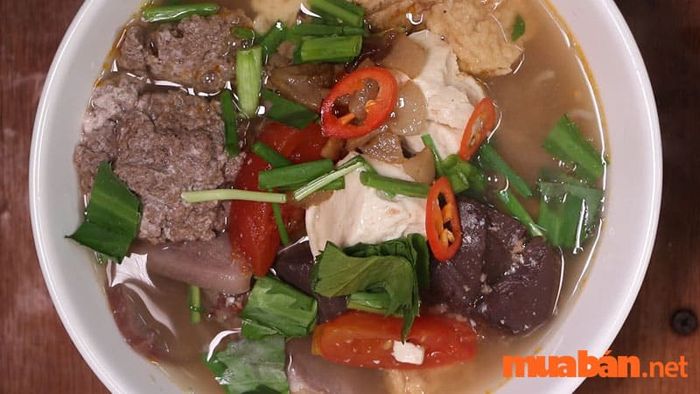 Bún riêu lưỡi Bình Dương