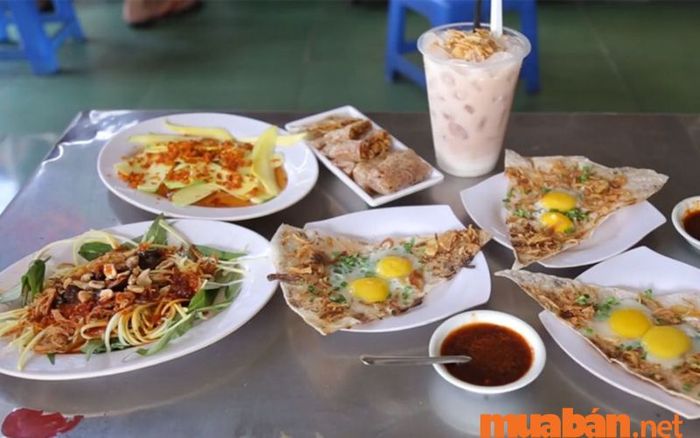 Bánh tráng kẹp Dì Hoa