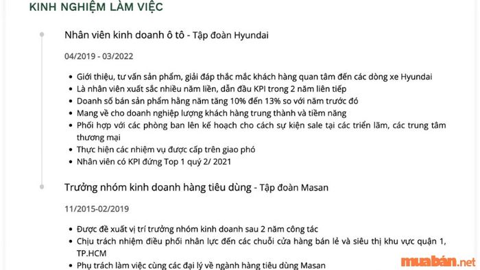 Những thông tin cần thiết trong CV xin việc ngành ô tô