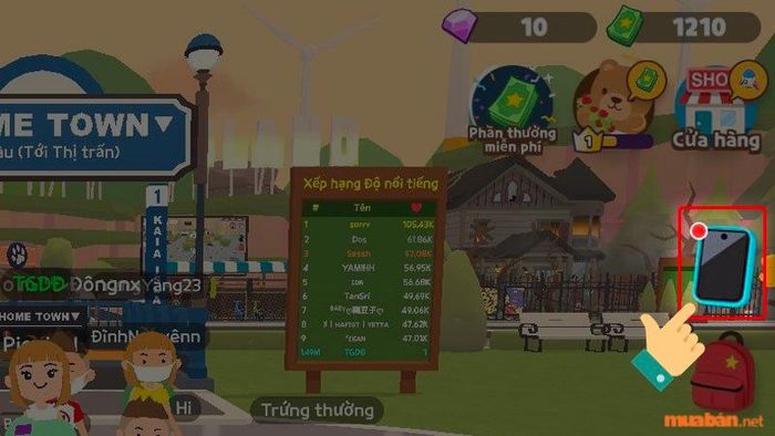 Bước 1: Đăng nhập vào game
