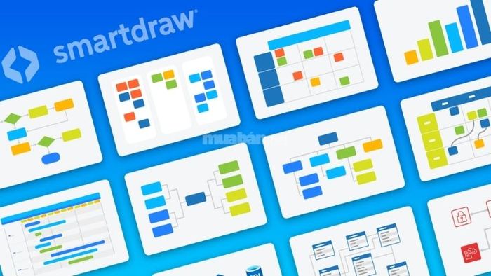 Ứng dụng SmartDraw giúp thiết kế nội thất cho các không gian và phòng ốc.
