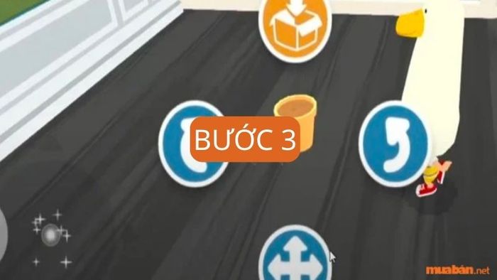 Bước 3: Quay trở về nhà để đặt cây