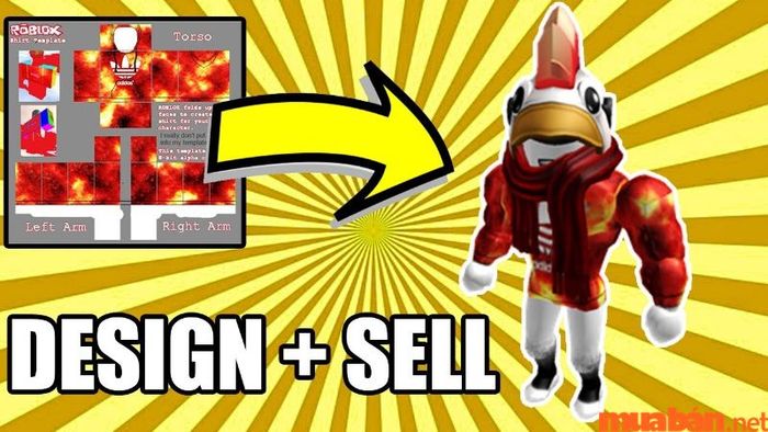 Kiếm tiền trong Roblox bằng cách bán trang phục trên Roblox