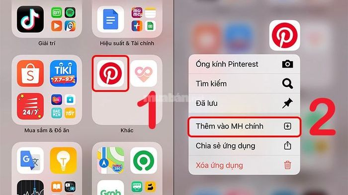 Ứng dụng bị ẩn