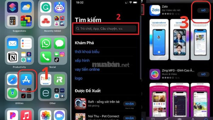 Ứng dụng bị ẩn