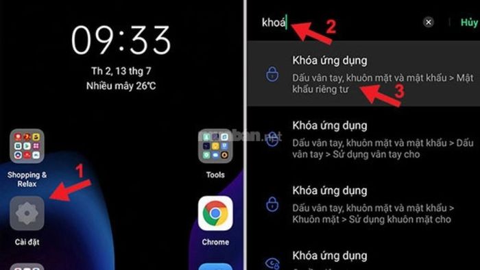 Ứng dụng ẩn
