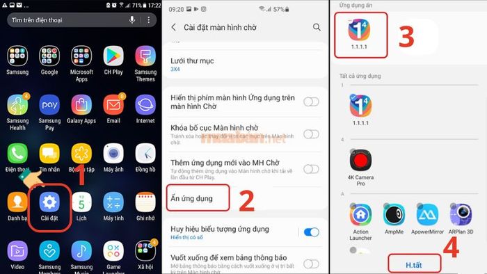 Ứng dụng ẩn