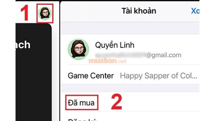 Ứng dụng bị ẩn