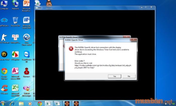 Màn hình laptop gặp vấn đề