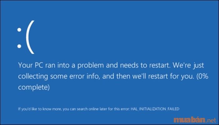 Màn hình laptop bị xung đột