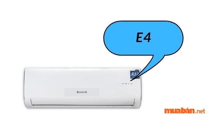 Lỗi E4 trên máy lạnh Reetech có nghĩa là gì?
