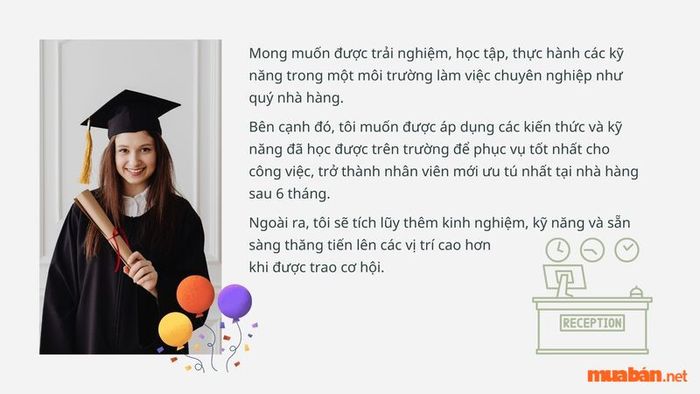Mục tiêu nghề lễ tân cho sinh viên mới ra trường 2