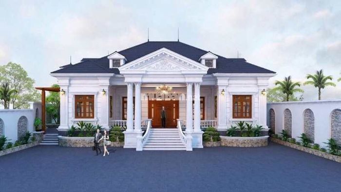 Hiên nhà rộng rãi, lý tưởng cho các buổi họp mặt gia đình ngoài trời.