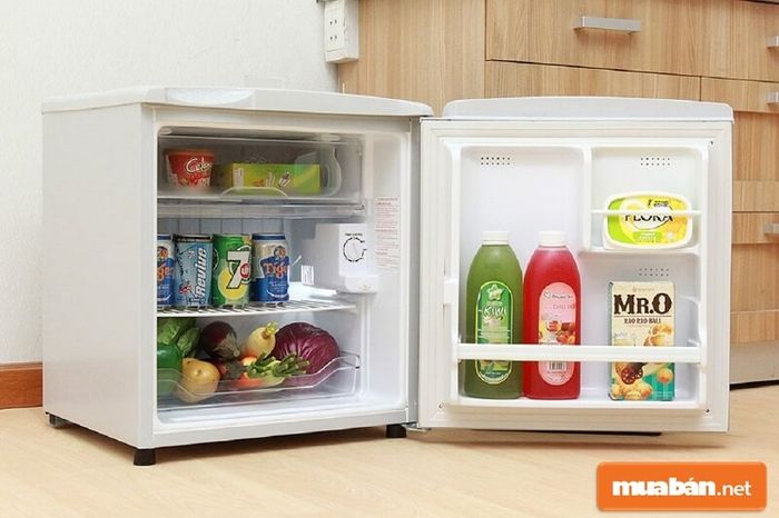Tủ lạnh mini, như tên gọi của nó, là một phiên bản tủ lạnh nhỏ gọn với dung tích hạn chế.