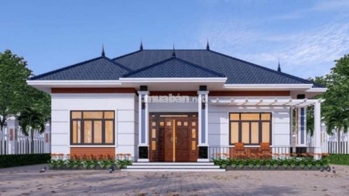 Thiết kế nhà hiện đại với những chi tiết mái Nhật tinh tế.