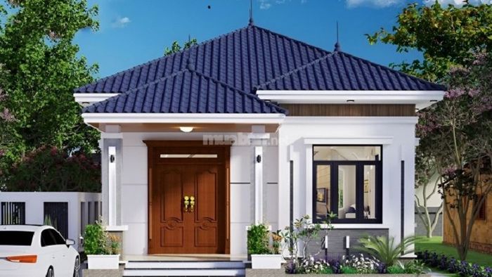 Mẫu nhà cấp 4 mái Nhật có ngân sách 500 triệu