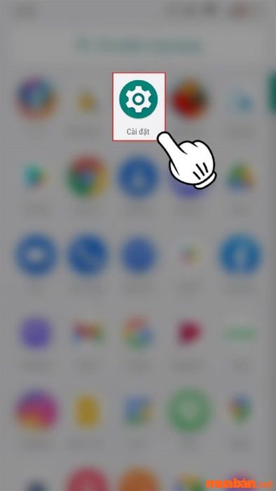 Bước 1 trong quy trình sửa lỗi ứng dụng ngăn chặn truy cập Google Play