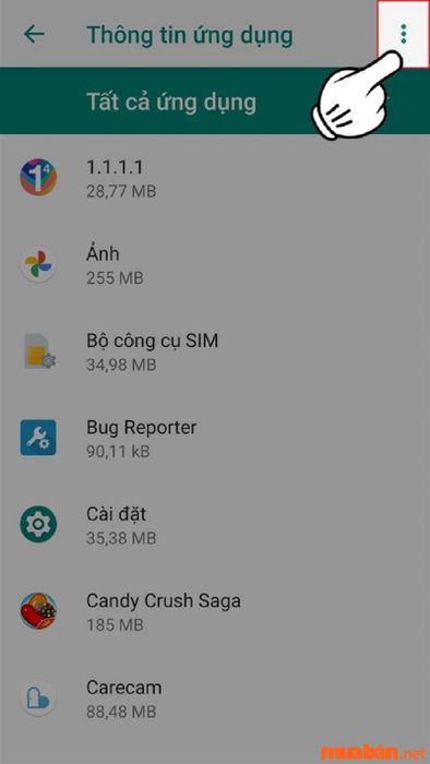 Bước 4 trong quy trình sửa lỗi ứng dụng ngăn chặn truy cập Google Play