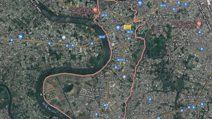 Đặc điểm vị trí địa lý của Thành phố Thủ Đức