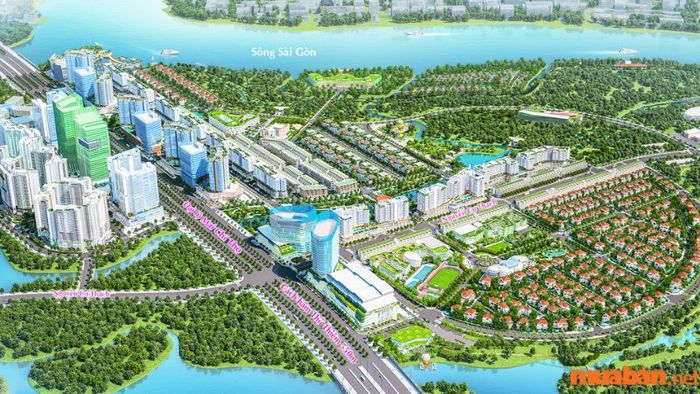 Khu đô thị Sala nằm tại trung tâm Thủ Thiêm – Hồ Chí Minh
