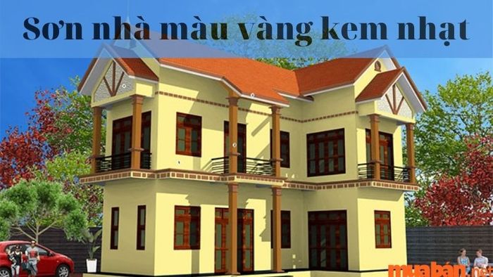 Các mẫu sơn nhà màu vàng kem nhạt được tổng hợp lại