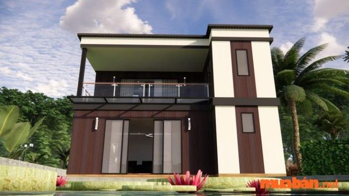 Mẫu nhà lắp ghép 2 tầng đẹp - Mẫu số 40