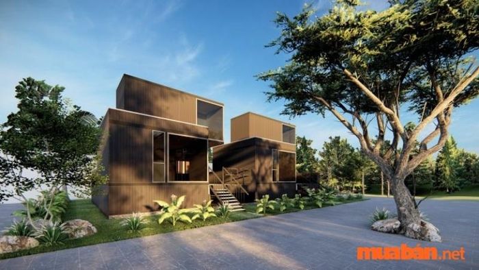 Những điều cần chú ý khi thiết kế và thi công nhà lắp ghép 2 tầng