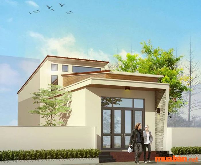 Mẫu nhà cấp 4 mái tôn đẹp