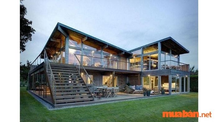 Mẫu nhà lắp ghép 2 tầng đẹp mắt - Mẫu số 7