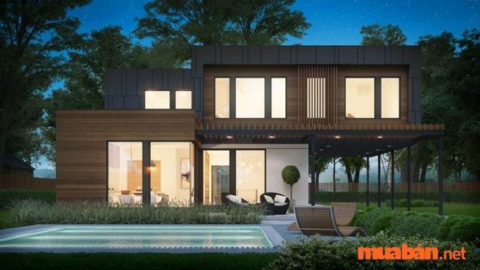 Mẫu nhà lắp ghép 2 tầng ấn tượng - Mẫu số 13