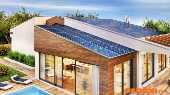 Mẫu nhà cấp 4 mái lệch đẹp bên phải