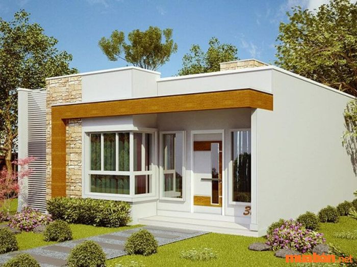 mẫu nhà cấp 4 120m2 3 phòng ngủ 1 thờ