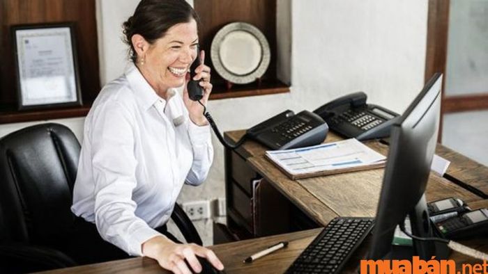 Công việc của lễ tân văn phòng