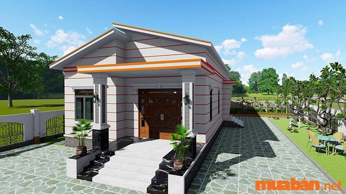 Mẫu nhà cấp 4 mái lệch đẹp tối ưu hóa diện tích một cách hiệu quả