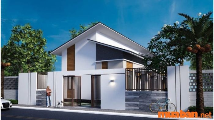 Nhà cấp 4 mái lệch nổi bật với vẻ đẹp ấn tượng và phá cách