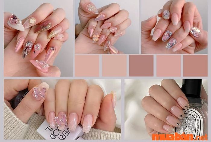 Nail sơn thạch có độ bền màu tuyệt vời, màu sắc trong trẻo, đẹp và mịn màng