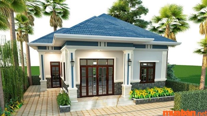 Nhà cấp 4 mái Thái rất được yêu thích nhờ vào khả năng chống nóng hiệu quả.