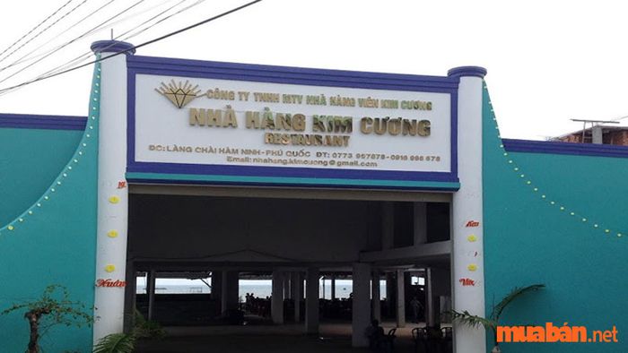 Một góc của nhà hàng Kim Cương - Hàm Ninh, Phú Quốc