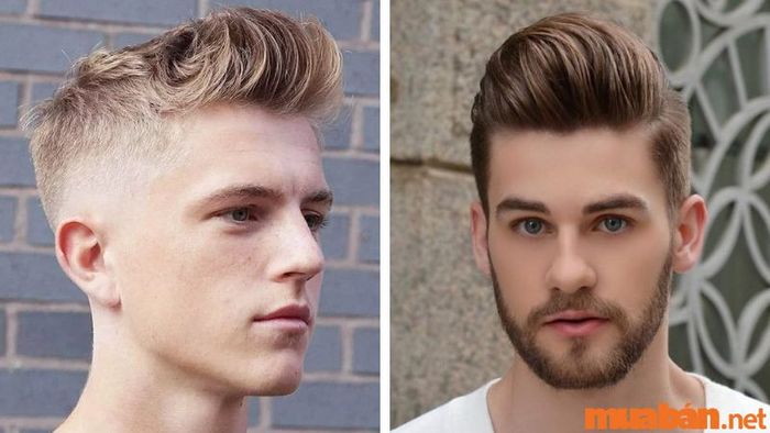 Kiểu tóc layer nam ngắn kết hợp quiff