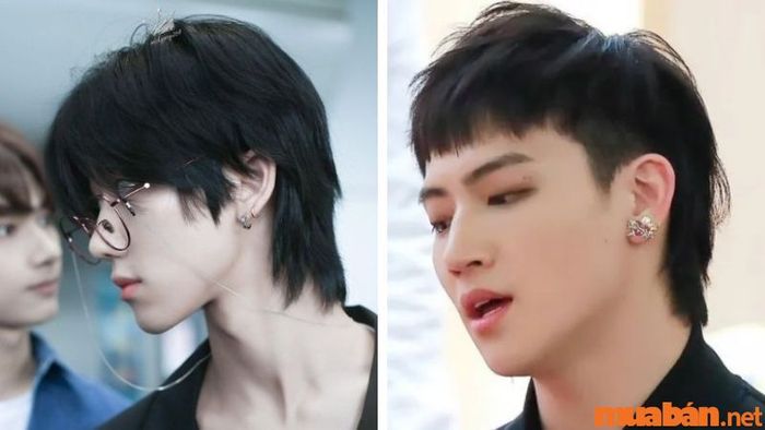 Kiểu tóc layer nam ngắn mullet với đuôi dài lãng tử
