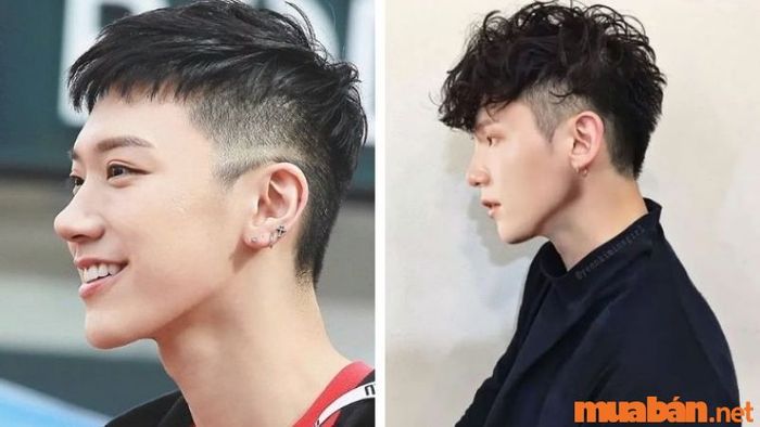Kiểu tóc layer ngắn cho nam cạo hai bên vừa cá tính vừa thu hút